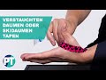 Tape anleitung  tapen eines skidaumens oder eines verstauchten daumens  physiotape