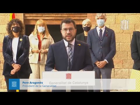 Aragonès: "Catalunya tornarà a votar"