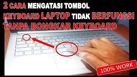 Kenapa tombol naik turun keyboard laptop tidak berfungsi