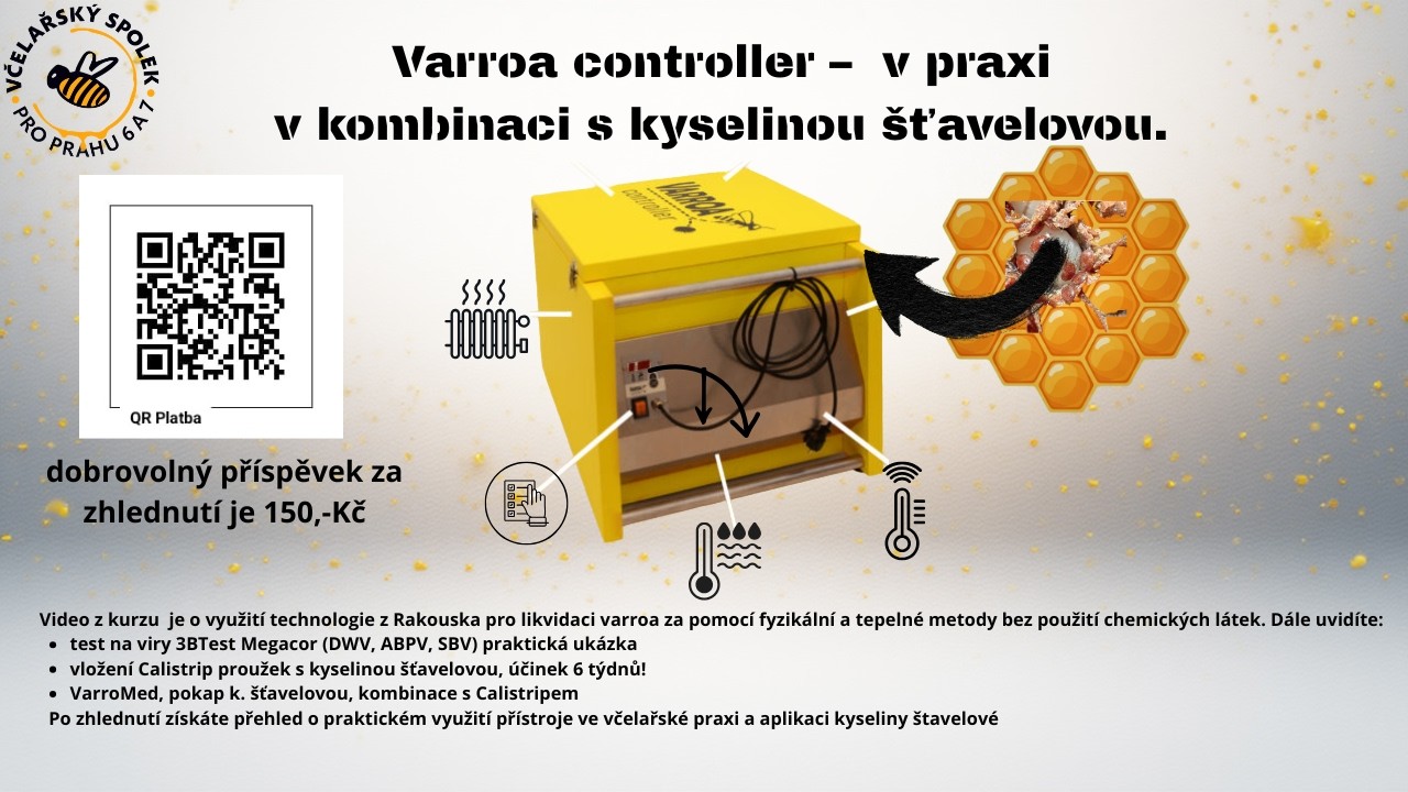 Varroa controller – v praxi v kombinaci s kyselinou šťavelovou.