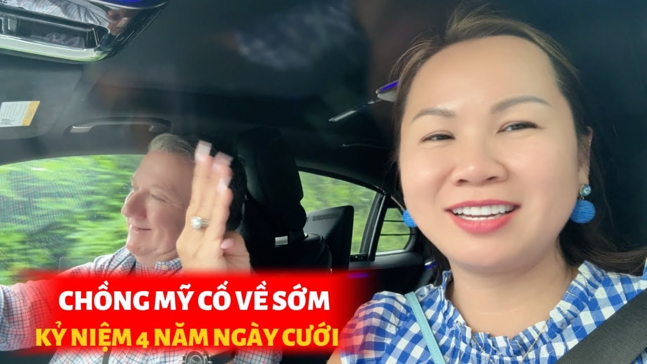 Chồng Mỹ Đi Công Tác Nhưng Vẫn Tranh Thủ Về Sớm Để ĂN MỪNG KỶ NIỆM CƯỚI Cùng Vợ | Đến Mỹ Cùng Mai