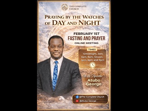 MONTHLY PRAYERS AND FASTING JANUARY 2026 