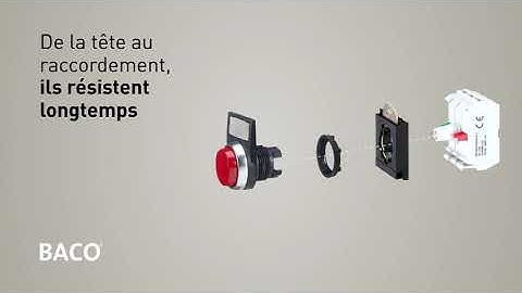 Auxiliaires de commande et de signalisation BACO