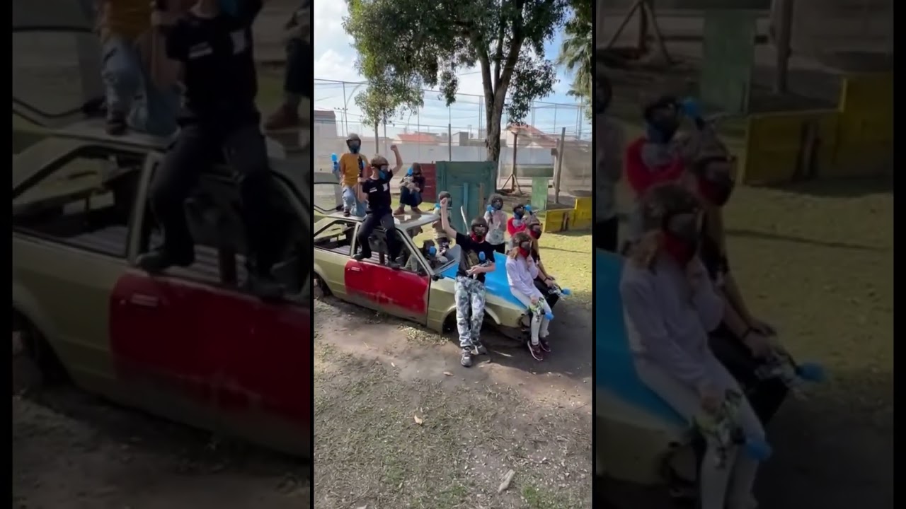 Почти пейнтбол. Играем в jelly ball