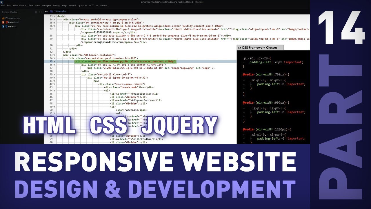 Website Development Tutorial from Scratch using Photoshop, HTML5 and ...