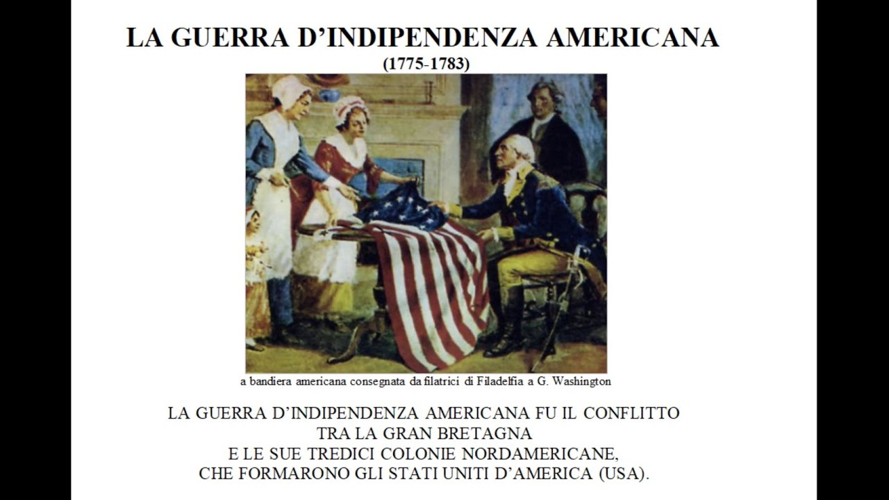 La Rivoluzione Americana YouTube