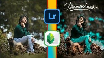 Sanapseed Lightroom - New Light Blue Effect Background color change photo Editing  || SK Rafi ||
