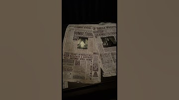 Interactive Harry Potter Newspaper 🤯 #Shorts