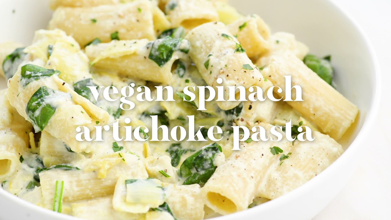 Vegan Spinach Artichoke Pasta