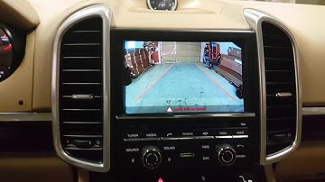 Installation Oem fit backup camera reverse camera Porsche Panamera Cayenne