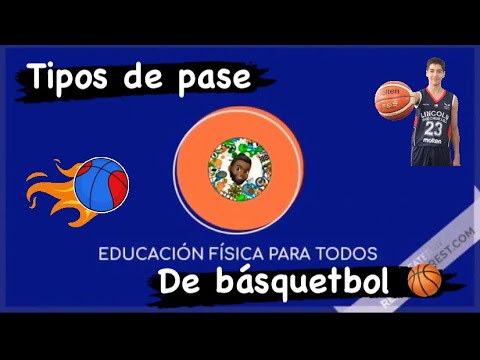 TIPOS DE PASE EN EL BASQUETBOL?(SECUNDARIA). - YouTube