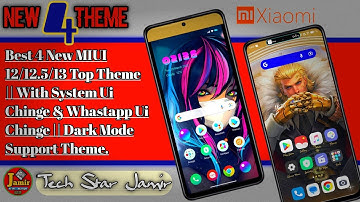Best Miui 13 Top 4 Theme | Whatsapp Ui | System Ui Chinge icon & Customizes Lock Screen | New Theme