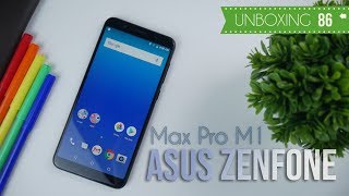 UNBOXING ASUS ZENFONE MAX PRO M1, Test Antutu, Sensor, Camera & Audio aja