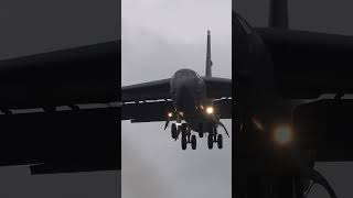 B52 RETURNS TO RAF FAIRFORD AFTER EXERCISE IN EUROPE