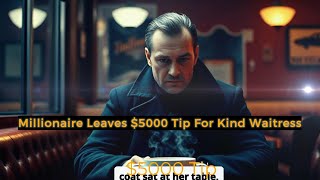 Millionaire Leaves $5000 Tip For Kind Waitress #motivation #KindnessMatters
