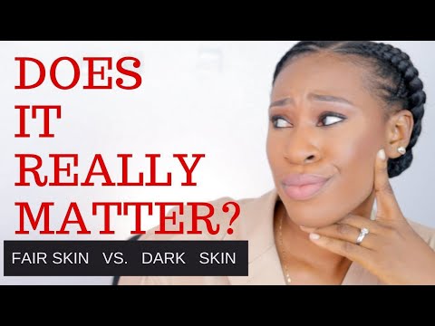 Importance of Skin Color in Skincare / Misleading Labelling / Fitzpatrick Scale/black skin skincare