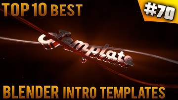 TOP 10 BEST Blender intro templates #70 (Free download)