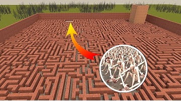 Never Go To Maze With SCP-096 In Garry