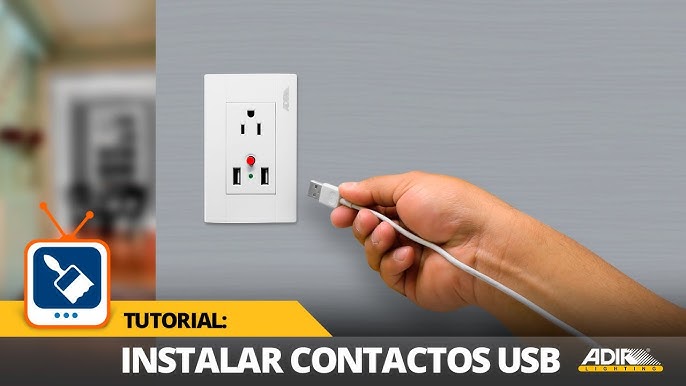 Enchufe de corriente con cargador USB (o más bien cargador USB con enchufe  de corriente)