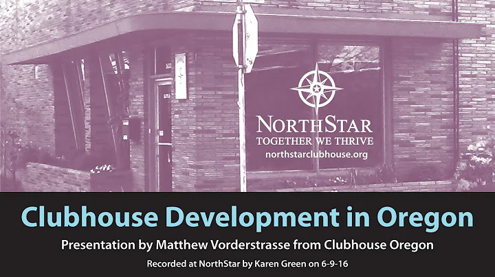 Matt Vorderstrasse Clubhouse Oregon Presentation @ NorthStar