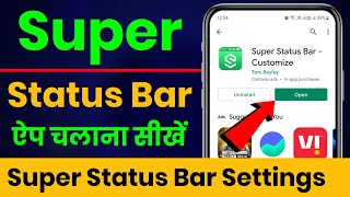 Super Status Bar - Gestures, Notifications & more !! Super Status Bar App Review !! New Apps screenshot 5