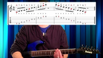 Learning the minor Pentatonic Scale across the neck.