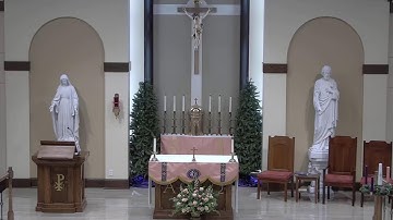 3rd Sunday in Advent (Gaudete Sunday); 12-17-2023, 10:30am Mass