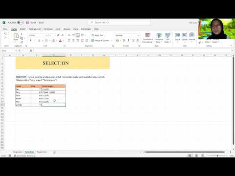 Algoritma (Sequence, Selection, dan Repetition) pada Excel | Pemrograman Komputer