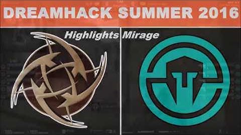 CS:GO | DreamHack ZOWIE OPEN SUMMER 2016 (HIGHLIGHTS - Immortals-NIP Mirage)