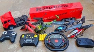 RC Helicopter RC Heavy Trucks New Radio Control RC Bus Unboxing Review & Testing Fly 🚁✈️🚗