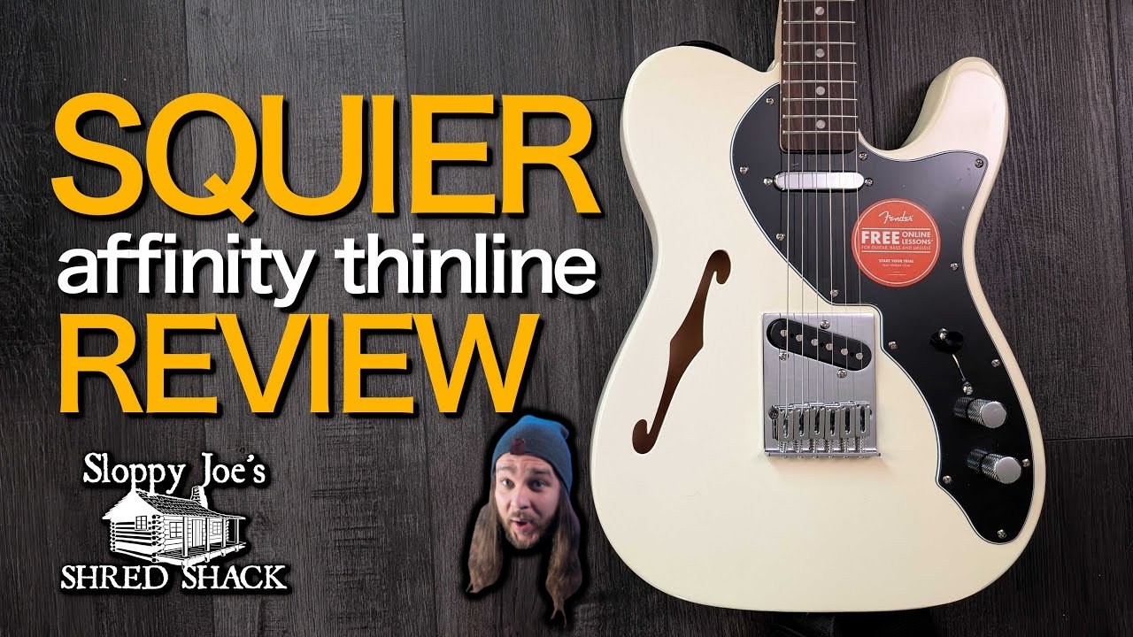 An AFFORDABLE classic SEMIHOLLOW! | SQUIER AFFINITY THINLINE