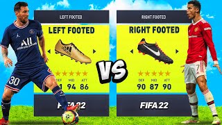 Right Footed vs. Left Footed... in FIFA 22!