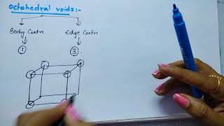 Trick to find Tetrahedral Voids & Octahedral Voids.