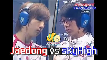 [ENG SUB] Jaedong vs sKyHigh 2009.02.04 @ Destination [Starcraft Translator]