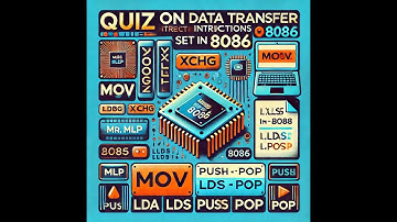 Quiz  on Data Transfer Instructions set in 8086