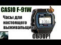 Обзор Casio F-91 W : Не убиваемые часы выживальщика. Review