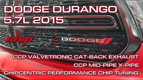 ChipCentric Performance® Dodge Durango 5.7L 2015 - CCP Valvetronic Cat-Back Exhaust -Chip Tuning