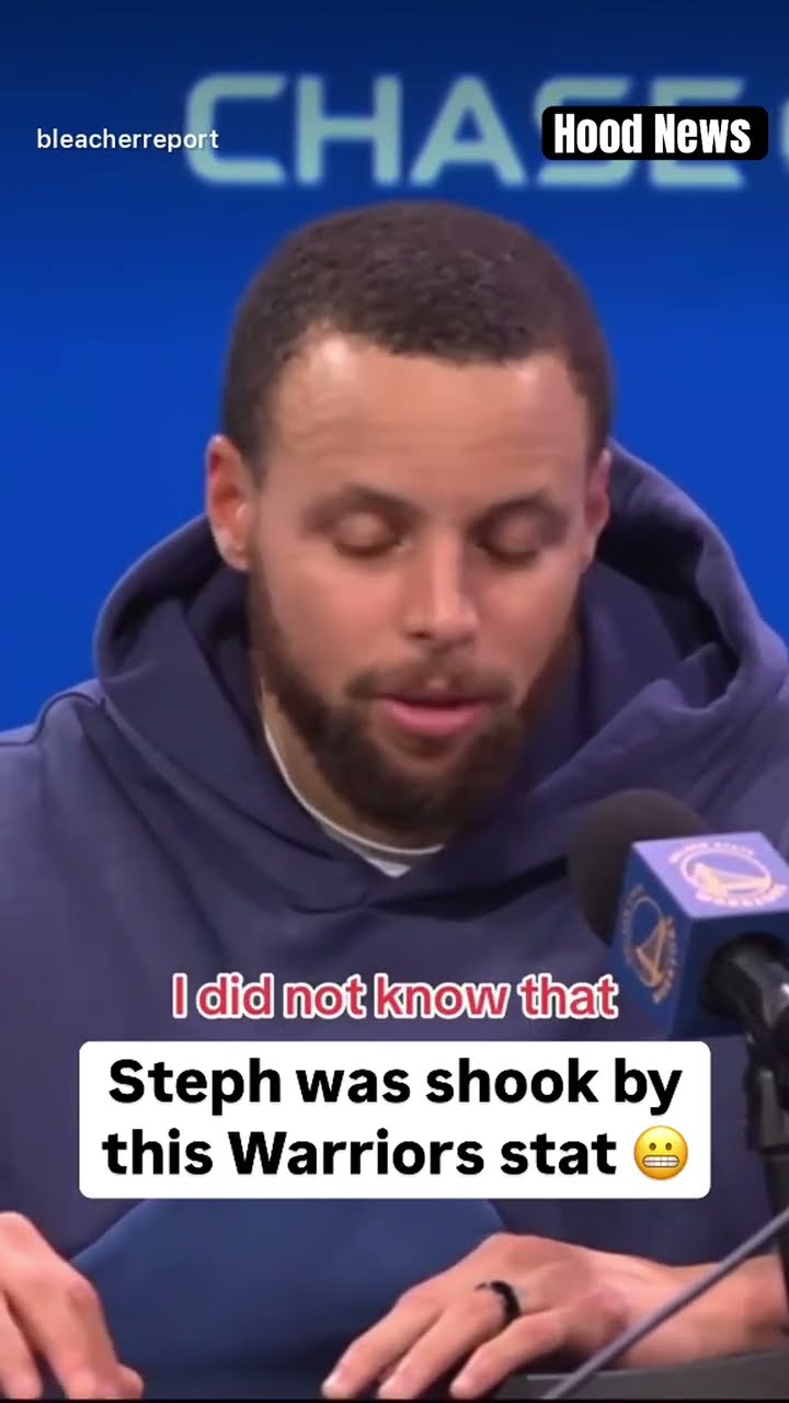 Steph was shook #hoodnews #stephcurry #stephencurry #viralvideo #sports #interview #how #what #omg