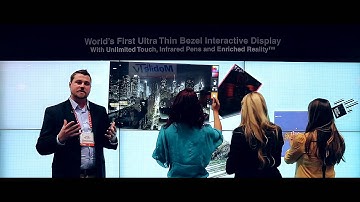 Interactive MultiTaction Wall