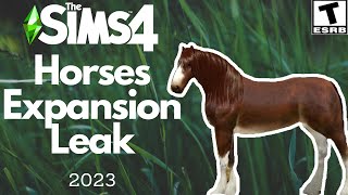 LEAK: Horses Expansion Pack (Sims 4)