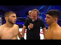   vs    magomed ginazov vs bruno dias  acb 40  battleground