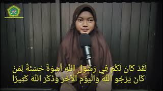 Zidni Ilma_ Nihayatul Ulya_ Qs. Surat Al Ahzab ayat 21-22 dengan irama hijaz. bikin meleleh...