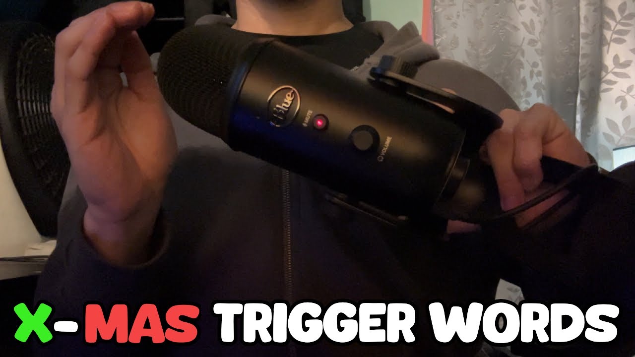 christmas trigger words asmr