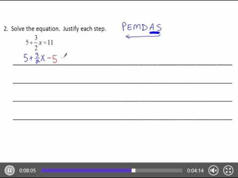 Properties of Equality PART 1  (Spanish version)