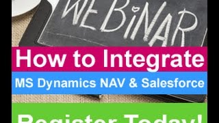 Webinar: Integrate Microsoft Dynamics NAV with Salesforce