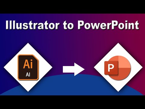 Illustrator 파일을 PowerPoint로 편집하는 방법 || EPS를 PPT로 변환