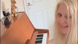 Boogie Woogie Piano improvisation today on 22nd May 2024 by Karen Baldwin