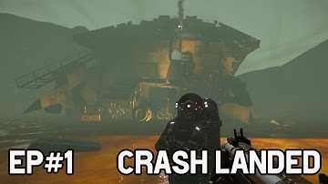 Space Engineers Survival Episode 1 - Crash Landed on an Alien Planet