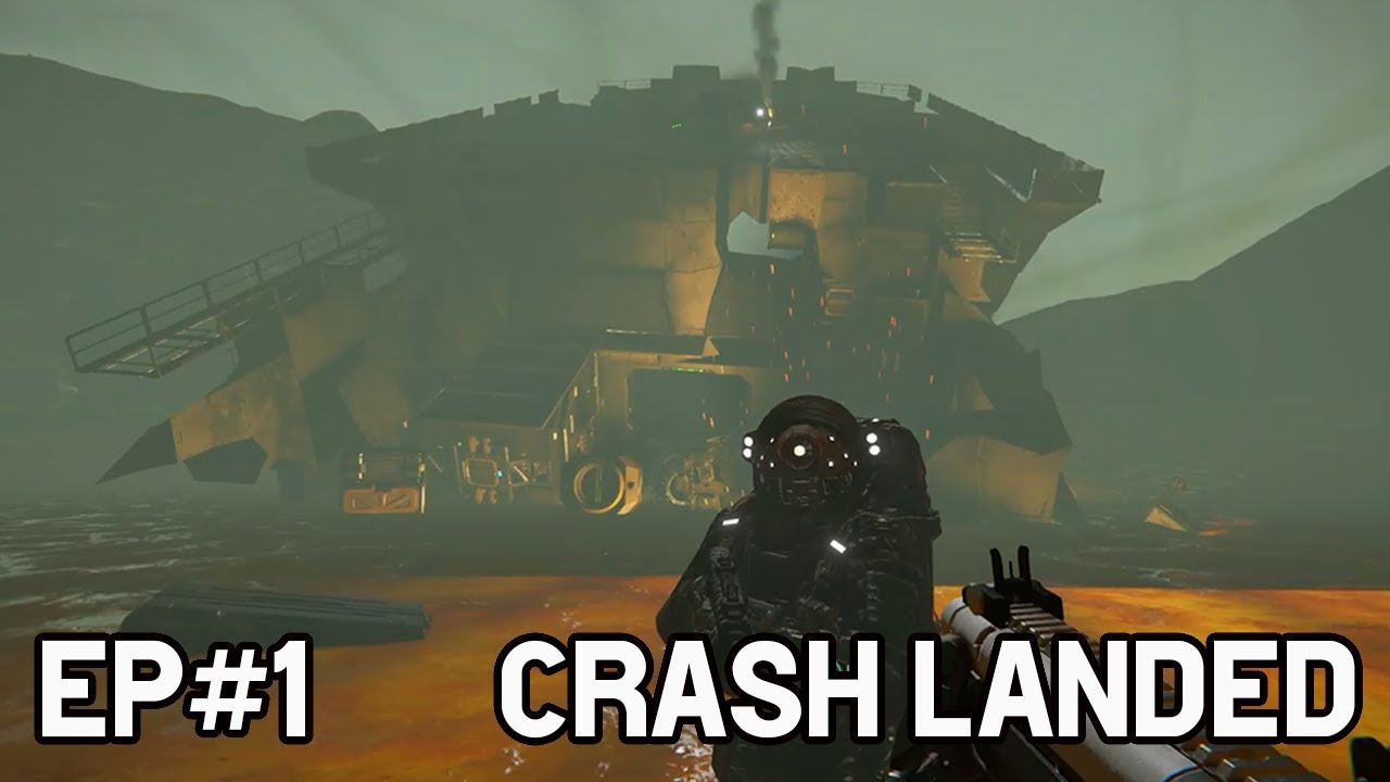 Space Engineers Survival Episode 1 - Crash Landed on an Alien Planet ...