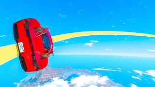 IMPOSSIBLE Tightrope Stunt Challenges in GTA 5...